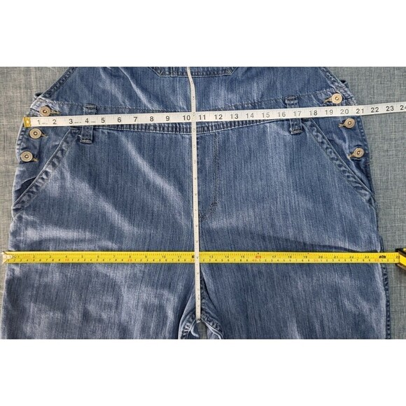 Dickies Relaxed Fit Bib Overalls Denim Carpenter Women’s Tag Size L - Picture 10 of 12